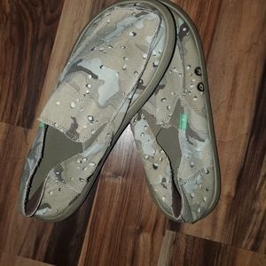 Sanuk Vagabond Camo Slip On Shoe